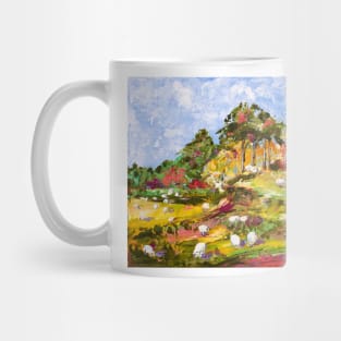 Lambs In The Meadow Mug